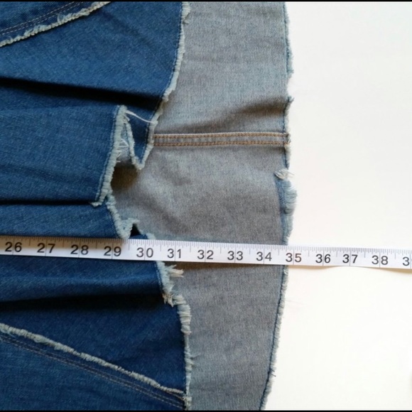Nine West A-line, high low denim skirt - Picture 8 of 9